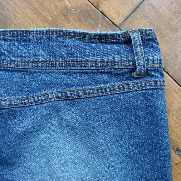 Vintage Y2K 90s Bongo Flare Jeans Wide Leg Festival Boho Hippie Sz 13 Waist 37 - Picture 13 of 14
